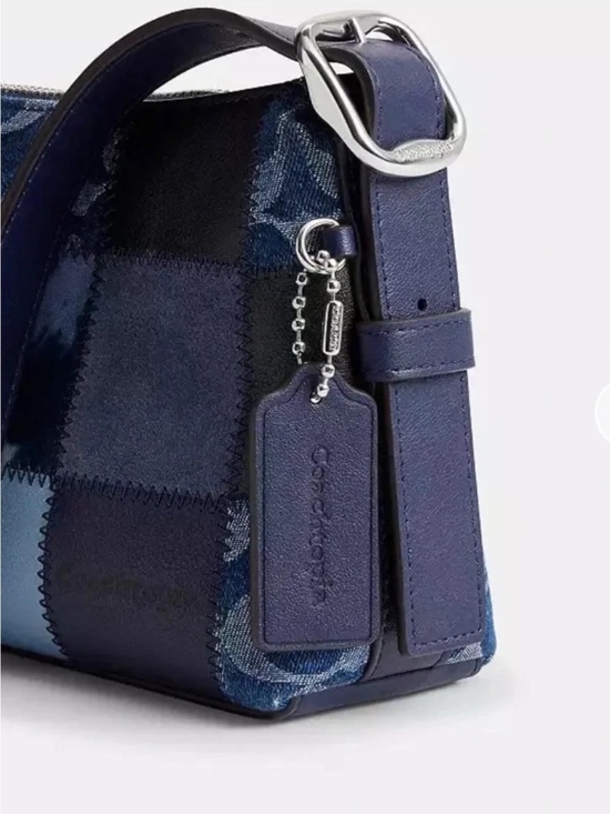 COACH Coachtopia Alter Ego Small Slouchy Shoulder Bag Patchwork